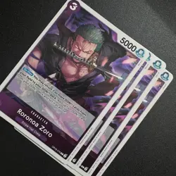 4X Roronoa Zoro Playset - OP09-076- Emperors in the New World - One Piece TCG - Image 2