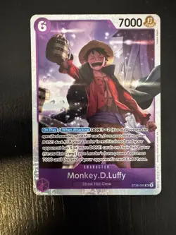 Monkey. D. Luffy - ST26-005 SR -Foil -One Piece TCG -NM (Combine P&P) - Image 1