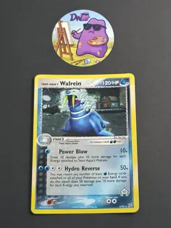 Pokemon TCG Team Aqua's Walrein 6/95 - Team Magma Team Aqua Holo Card LP - Image 1