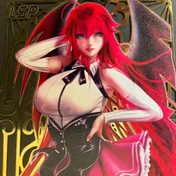 Goddess Story Gold METAL Card - Maiden Party - Serial Number #/200! - Rias DXD - Image 3