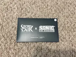 MTG🌈 Secret Lair x Sonic Friends & Foes Foil Edition SEALED- IN HAND - Image 1