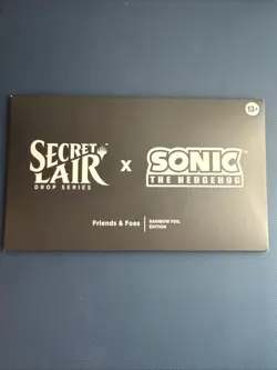 MTG Secret Lair x Sonic the Hedgehog: Friends & Foes (Rainbow Foil) New Sealed - Image 1
