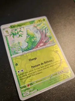 Carte Pokemon CHRYSACIER 011/165 REVERSE EV3.5 MEW 151 FR NEUF - Image 2
