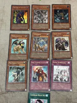 YUGIOH Lot of 9 ULTIMATE RARE & 1 LIMITED EDITION TLM-ENSE4 EXCELLENT CONDITION - Image 1
