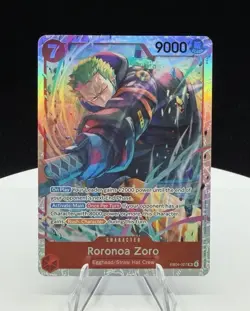 One Piece Roronoa Zoro EB04-007 SR ENGLISH OP15 - Image 1