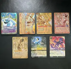 Disney Lorcana Enchanted TCG Holo 7-Card Lot - Image 1