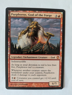 Purphoros, God of the Forge Theros MTG NM Free shipping with tracking - Image 1