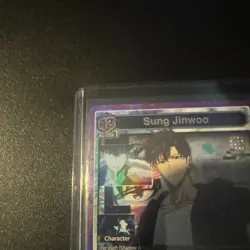 Union Arena Sung Jinwoo 022 SOLO LEVELING Foil NM - Image 3