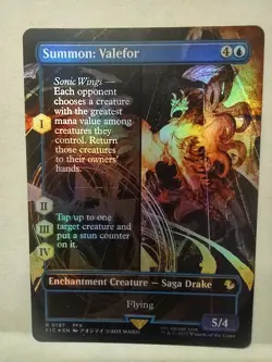 Summon: Valefor (Borderless) Commander: Final Fantasy Foil - Image 1