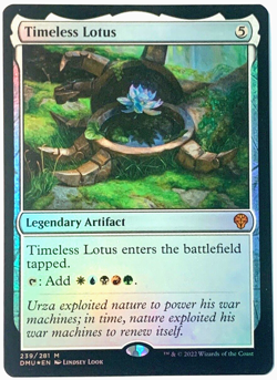 MTG Timeless Lotus *FOIL* Dominaria United 239/281 Mythic NM - Image 1