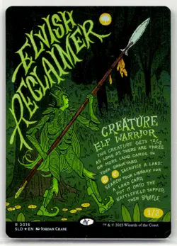 Near Mint or Better Elvish Reclaimer (Rainbow Foil) #2015 Secret Lair W/Tracking - Image 1