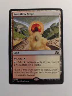 Sunbillow Verge Aetherdrift (DFT) - 264 - Regular MtG - Image 1