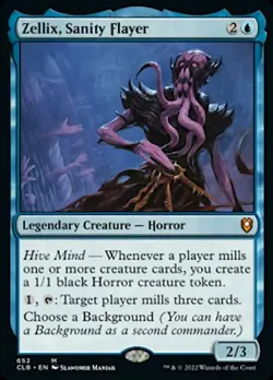 Zellix, Sanity Flayer - Foil LP, English MTG Commander Legends: Battle for Baldu - Image 1