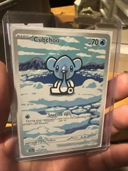Cubchoo - Black Bolt 109/86 Secret Illustration Rare Holo - Mint - Pokemon TCG - Image 2