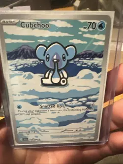 Cubchoo - Black Bolt 109/86 Secret Illustration Rare Holo - Mint - Pokemon TCG - Image 3