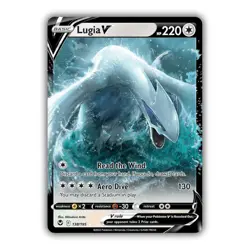 Pokemon TCG Lugia V Sword & Shield - Silver Tempest 138/195 Holo Ultra Rare NM - Image 1