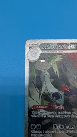 Pokemon TCG N's Zoroark ex 185/159 Secret Rare SV09 Journey Together NM Holo - Image 3