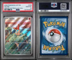 2025 POKEMON SVP EN-SV BLACK STAR PROMO208 VICTINI UNOVA ILLUSTRATION COL PSA 10 - Image 3