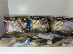 Pokemon TCG Sword & Shield Shining Fates Collection Tins - Set of 3 Sealed 820650829505 - Image 1