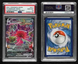 Secret - Gengar VMAX Pokemon Sword & Shield Fusion Strike PSA 10 GEM MT - Image 3