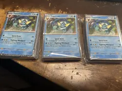 LOT OF (150) POKEMON VAPOREON 168 BLACK STAR PROMO MINT - Image 1
