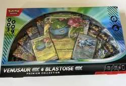 Pokemon TCG SV: Venusaur And Blastoise Ex Premium Collection Box IN HAND - Image 1