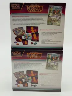Lot of (2) Pokemon TCG S&V Obsidian Flames Elite Trainer Boxes SEALED ETB - Image 4