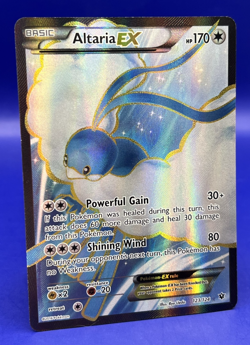 2016 Pokemon XY Fates Collide Altaria EX 123/124 Full Art Ultra Rare Holo NM- - Image 2