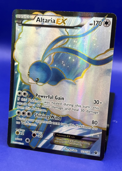 2016 Pokemon XY Fates Collide Altaria EX 123/124 Full Art Ultra Rare Holo NM- - Image 3