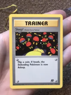 Pokemon Team Rocket Sleep! Trainer Common (79/82) NEAR MINT - Image 1