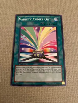 Yu-Gi-Oh! Variety comes out mint common 1st ed DP10-EN020 - Image 1