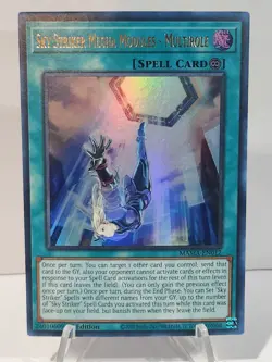 Yugioh Sky Striker Mecha Modules - Multirole MAMA-EN012 Ultra Rare 1st Ed NM - Image 1