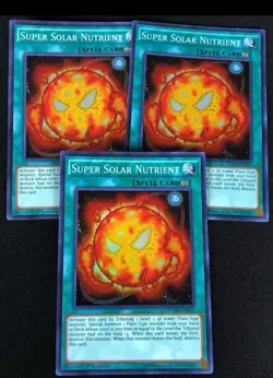 Super Solar Nutrient (3x) FUEN-EN055 Super Rare 1st Edition NM Yugioh - Image 1