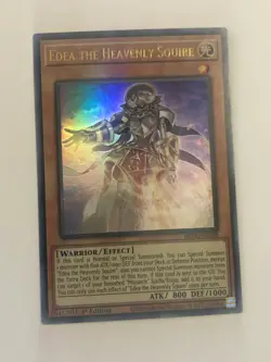 Yugioh card 1st Edition BROL-EN078 Edea the Heavenly Squire Near Mint - Image 1