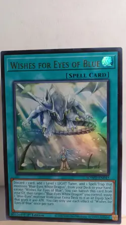 Wishes For Eyes Of Blue 1st Edition [LP] - Yu-Gi-Oh! SDWD [Ultra Rare] - Image 1