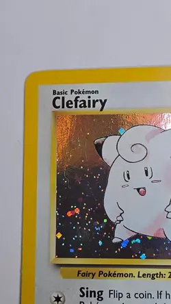 1999 Pokemon Game Clefairy 6/130 Holo Base Set 2 WOTC Wizards Rare Vintage - Image 5