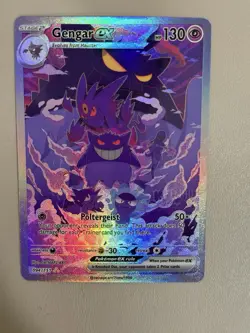 Gengar Evolution Line DIY ACG Pokemon Anime Art Card Custom - Image 1