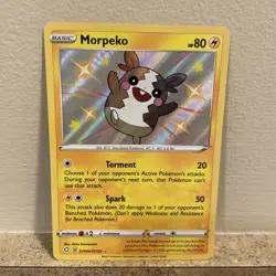 Morpeko - SV044/SV122 - Shining Fates: Shiny Vault Holo - Pokemon TCG 2021 - NM - Image 1