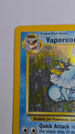 Vaporeon 12/64 Holo Rare Jungle Pokemon Unlimited Holo - Image 5