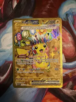 Pikachu ex - 247/191 Surging Sparks Gold Pokemon - NM/MINT - Image 1