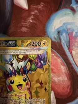 Pikachu ex - 247/191 Surging Sparks Gold Pokemon - NM/MINT - Image 3