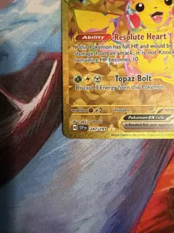 Pikachu ex - 247/191 Surging Sparks Gold Pokemon - NM/MINT - Image 5