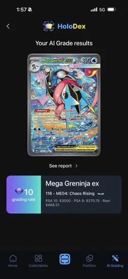 🔥 Mega Greninja ex 116/086 Me04: Chaos Rising SIR - PACK FRESH 🔥 10 contender - Image 5