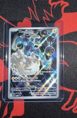 2023-25 Pokemon SV Black Star Promos Thundurus #209 LP - Image 1