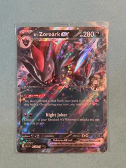 N's Zoroark ex 137/217 Me: Ascended Heroes Holo NM Pokemon TCG - Image 1