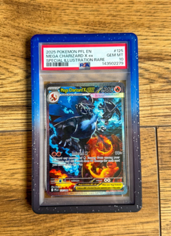 PSA 10 MEGA CHARIZARD X EX 125/094 Phantasmal Flames Pokemon Card SIR Gem Mint - Image 1