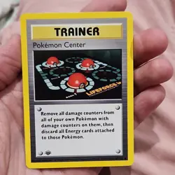 Wizards of the Coast Pokemon Center 1st Edition Base Set 85/102 English - Image 1
