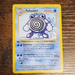 Wizards of the Coast Poliwhirl 1st Ed Base Set Shadowless 38/102 English - Image 1