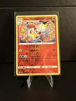 Galarian Darmanitan 028/189 Darkness Ablaze Reverse Holo Pokemon TCG LP/MP - Image 1