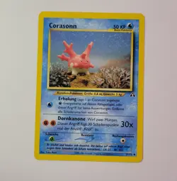 German Neo Discovery Corasonn (Corsola) 37/75 2001 Pokemon Card - Image 1